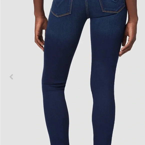 Hudson Womens 27 Krista Super Skinny Medium Rise Dark Wash Jeans - Picture 2 of 11